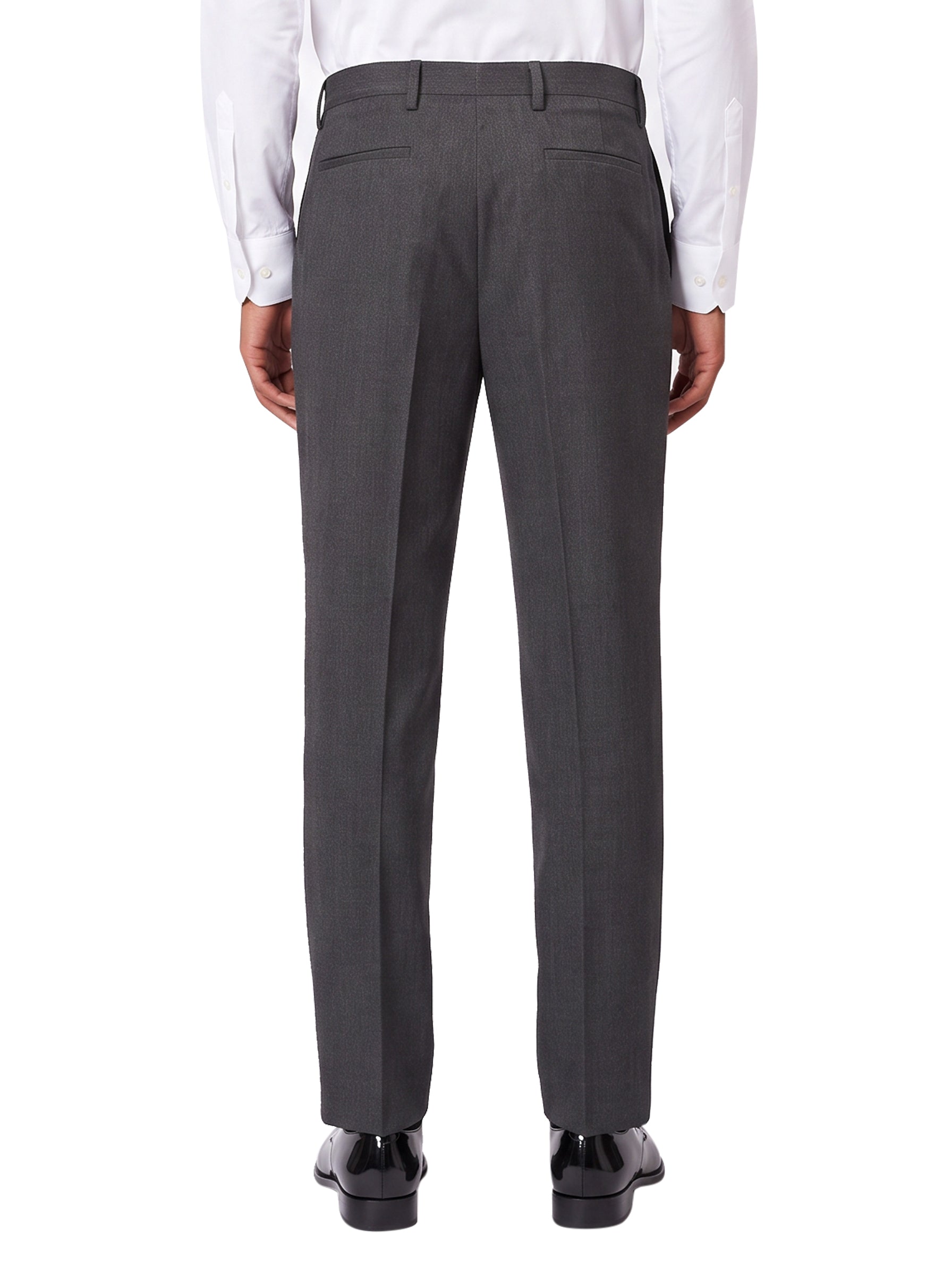 Pantaloni sartoriali a taglio dritto Alain Luras in grigio 