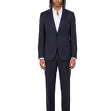 Pantaloni sartoriali a taglio dritto Alain Luras in blu 