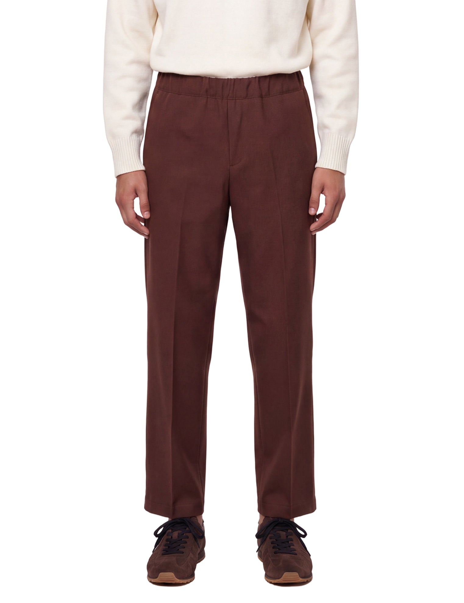Pantaloni pajama in marrone 