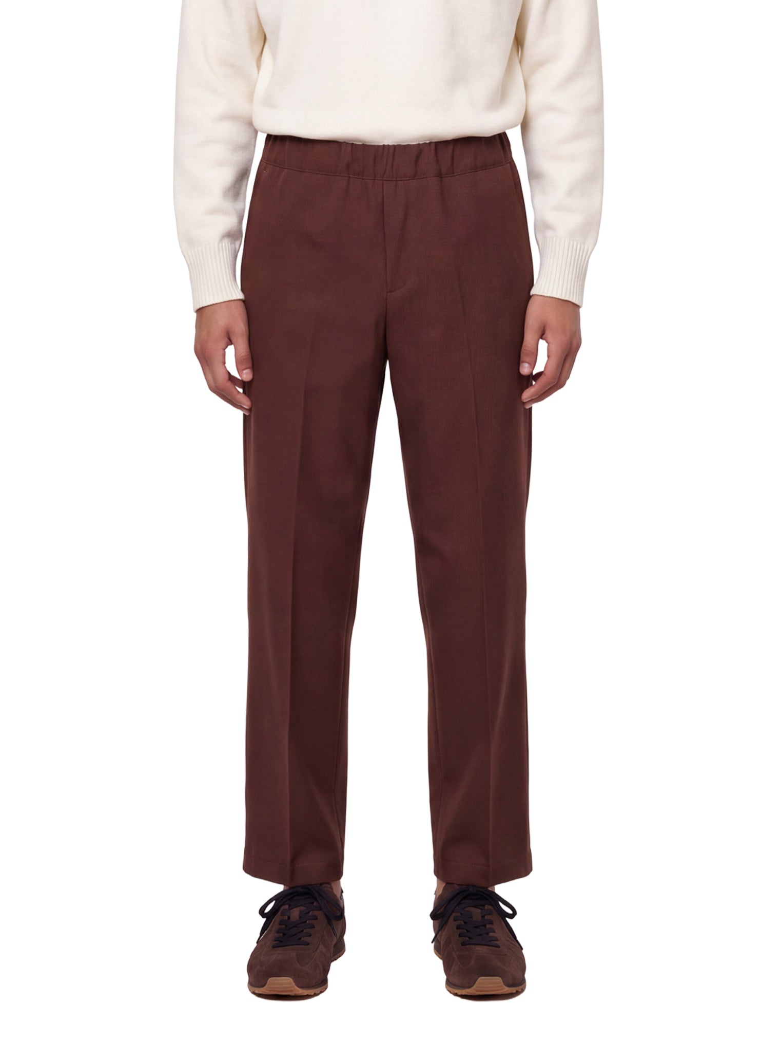 Pantaloni pajama in marrone 