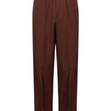 Pantaloni pajama in marrone 