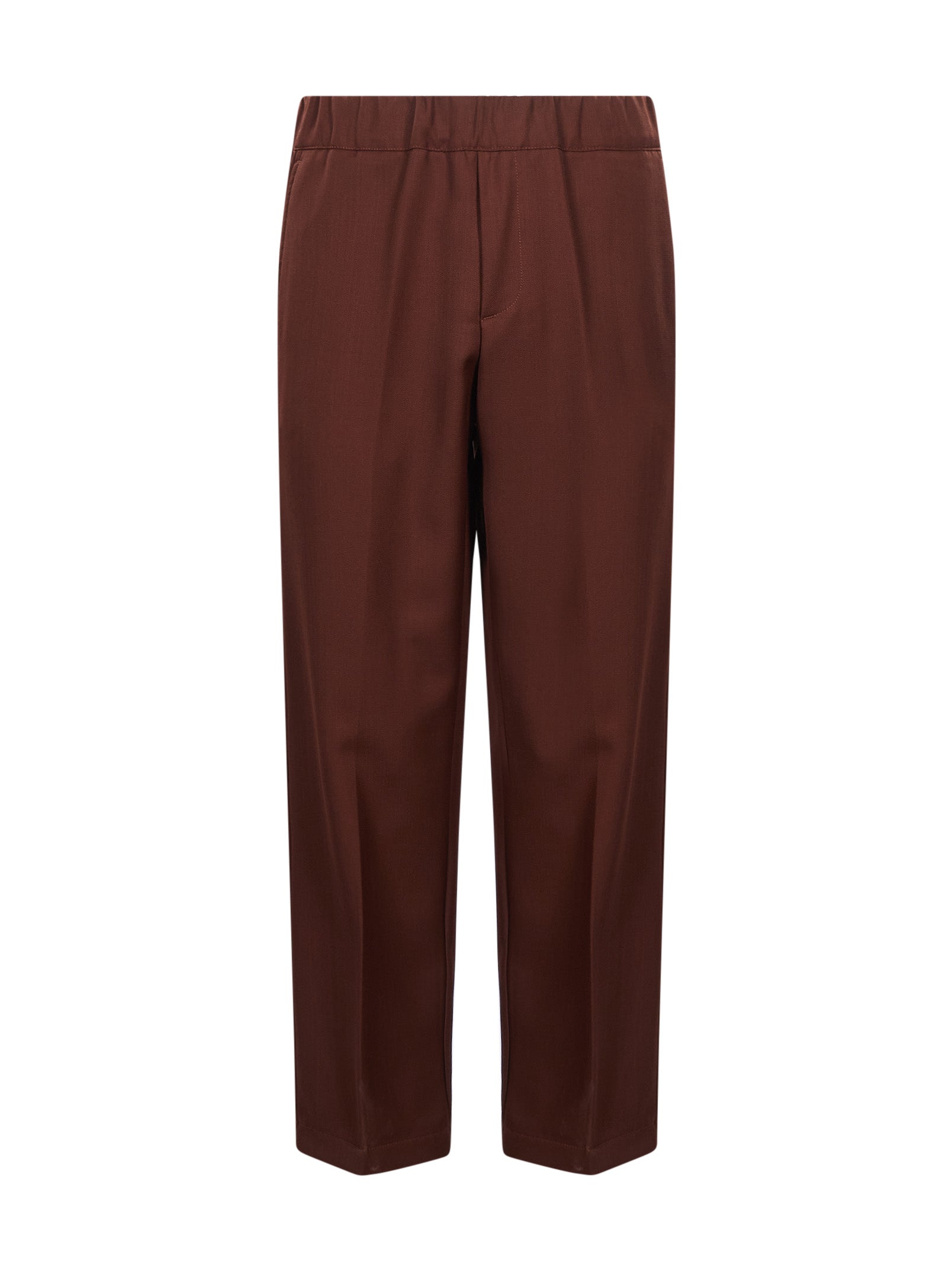 Pantaloni pajama in marrone 