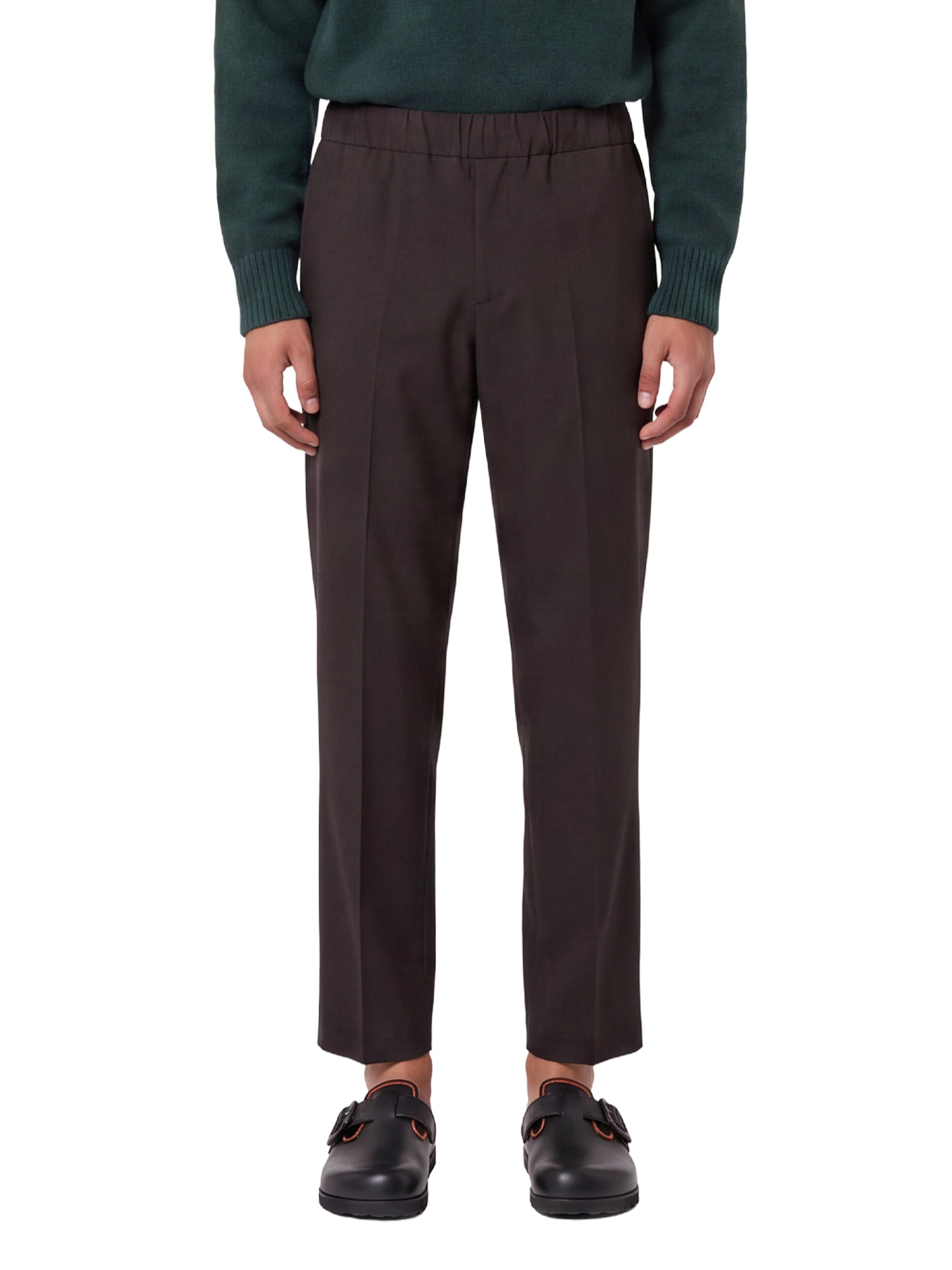 Pantaloni pajama in marrone 