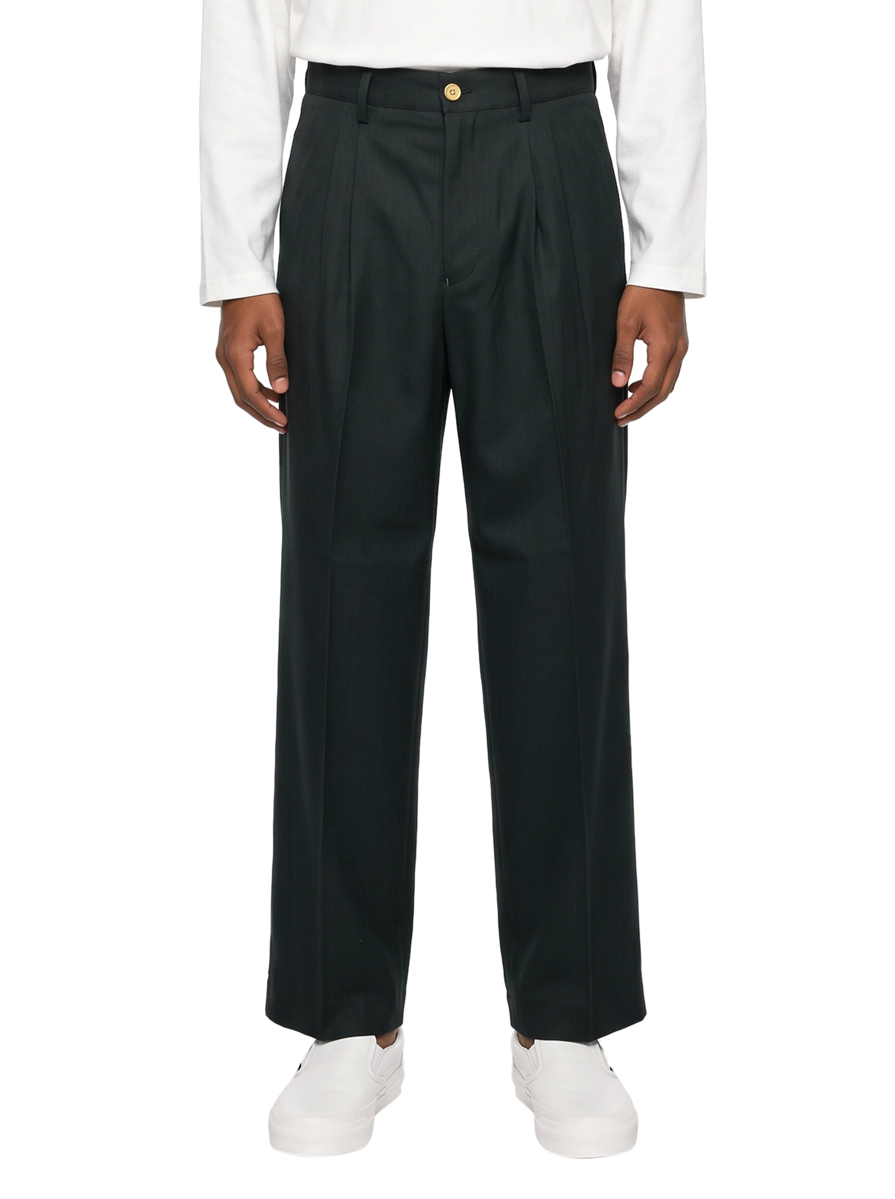 Pantaloni Costin in verde scuro 