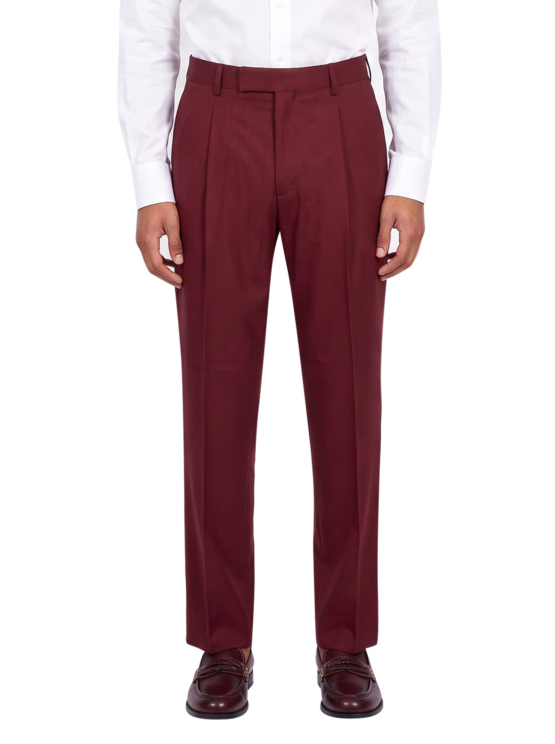 Pantaloni Vincent Timisoara in bordeaux 
