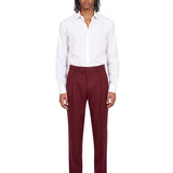 Pantaloni Vincent Timisoara in bordeaux 