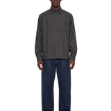 Camicia a maniche lunghe Eric Dallas in grigio 