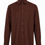 Camicia a maniche lunghe Eric Dallas in marrone 