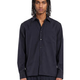 Camicia a maniche lunghe Eric Dallas in blu 