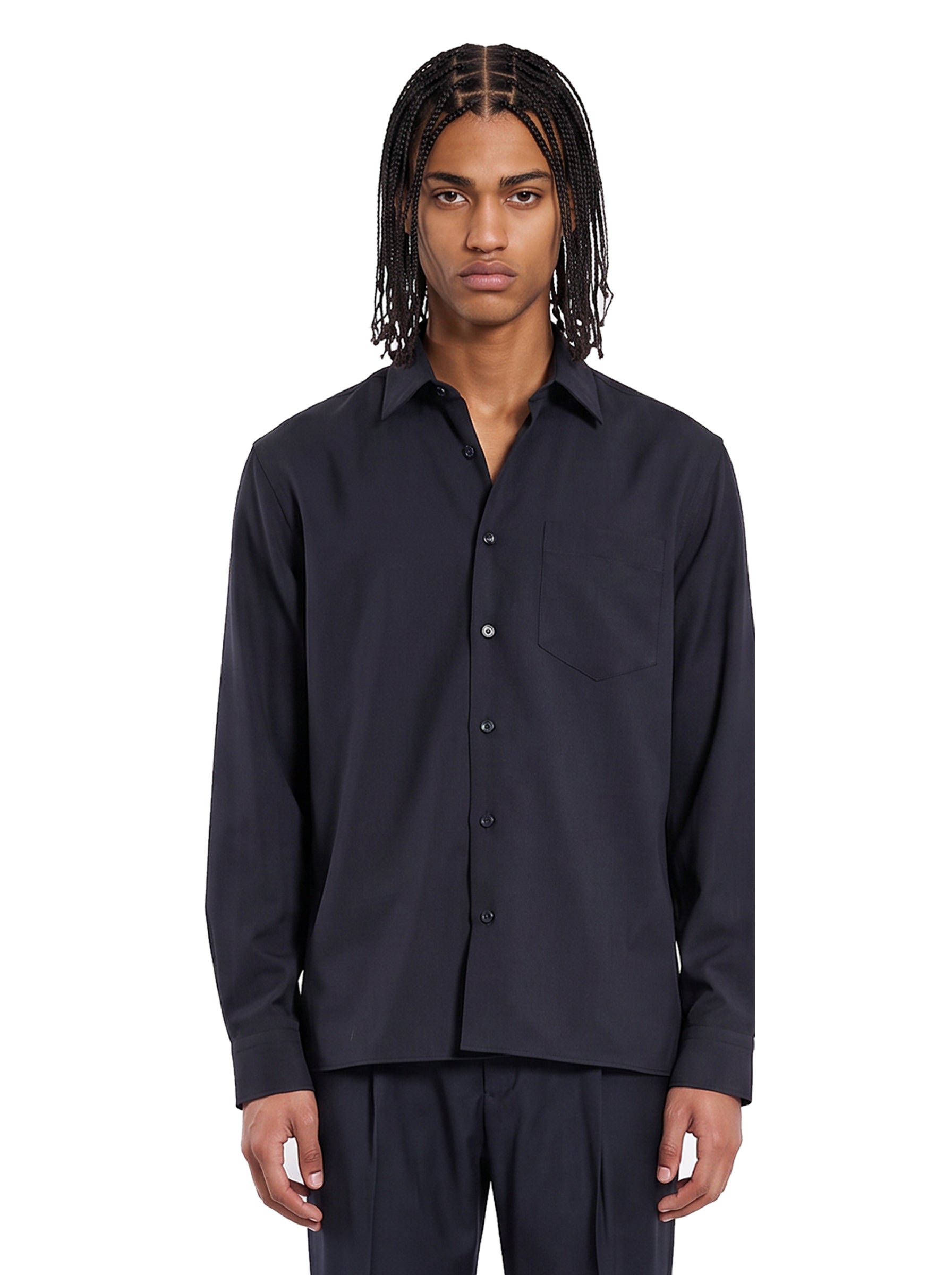 Camicia a maniche lunghe Eric Dallas in blu 