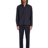 Camicia a maniche lunghe Eric Dallas in blu 