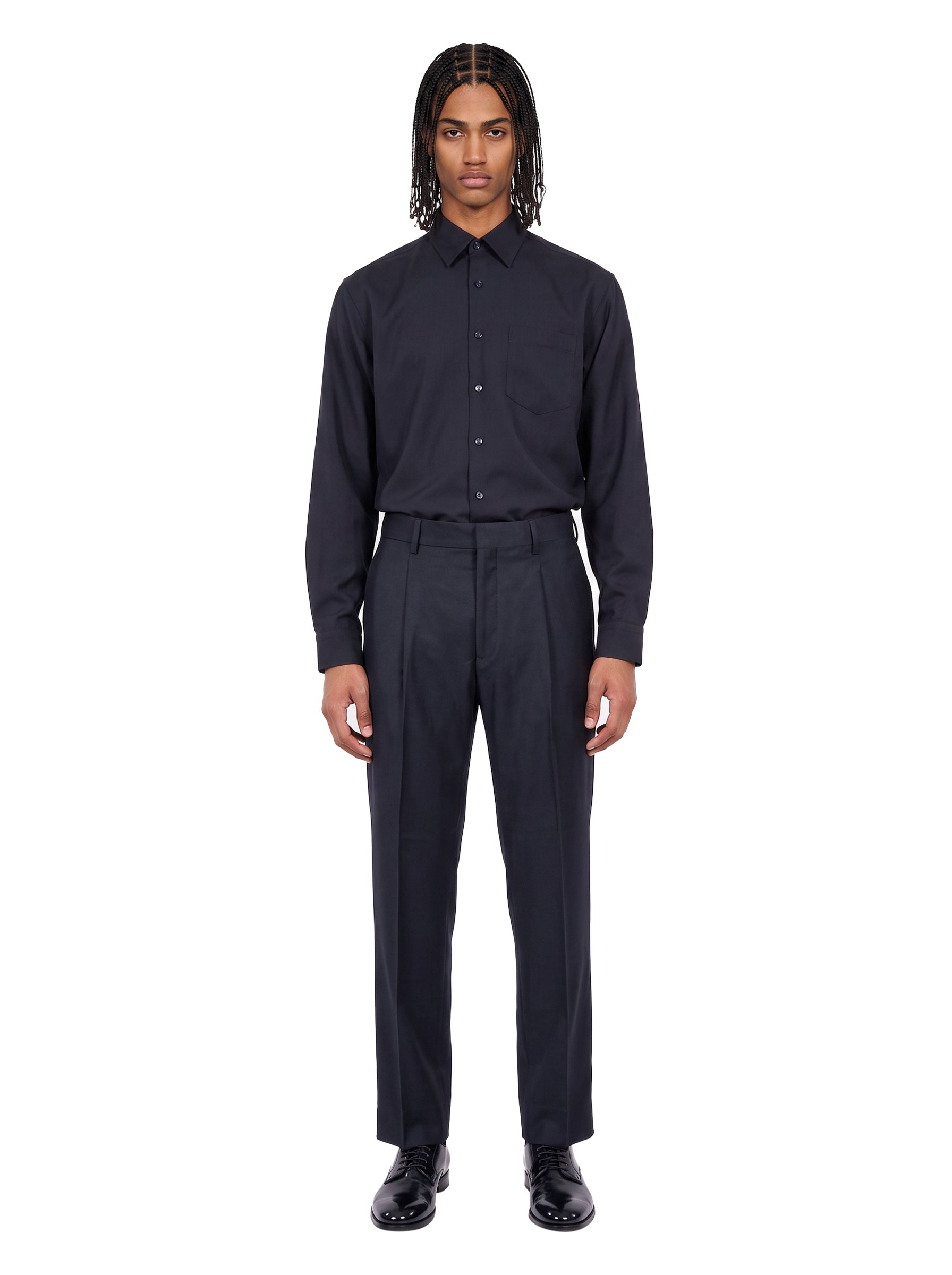 Pantaloni Vincent Aras in blu 