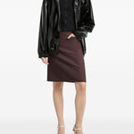 Giacca oversize in vinile in nero Courrèges - donna 