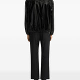 Giacca oversize in vinile in nero Courrèges - donna 