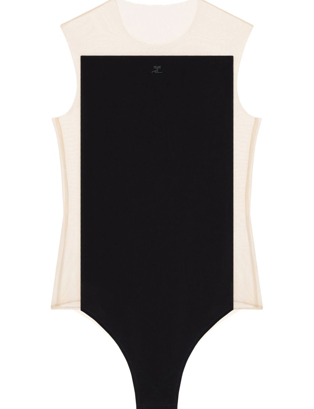 Body Illusion in nero Courrèges - donna 