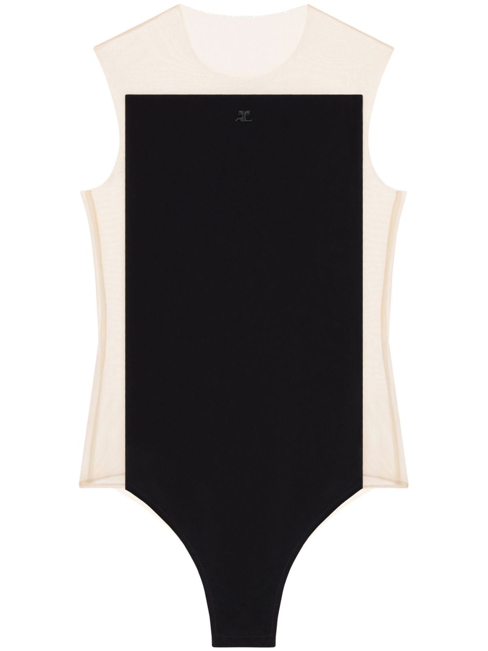 Body Illusion in nero Courrèges - donna 