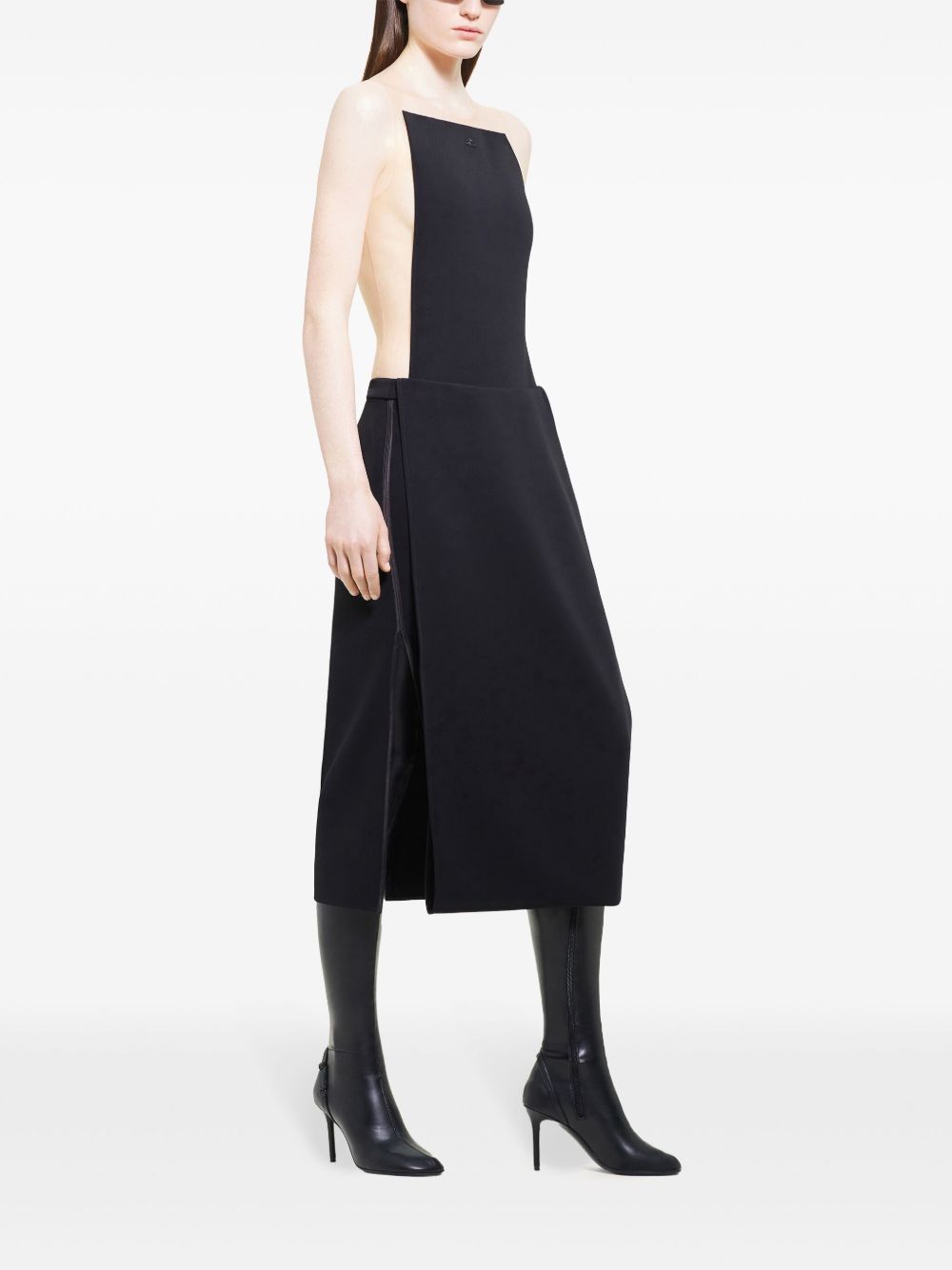 Body Illusion in nero Courrèges - donna 
