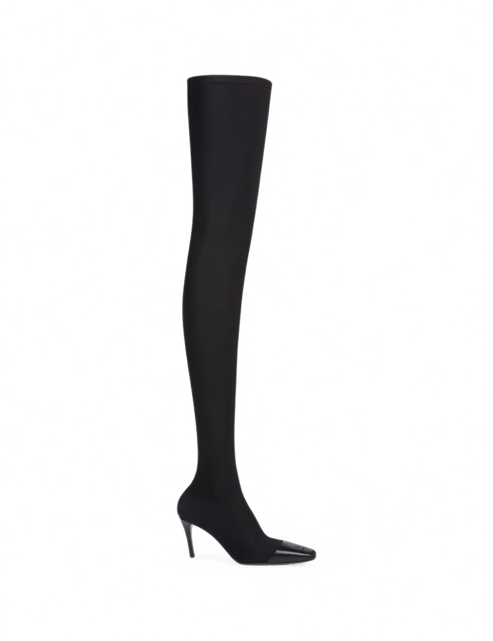 Stivali Jersey Toe Cap in nero 
