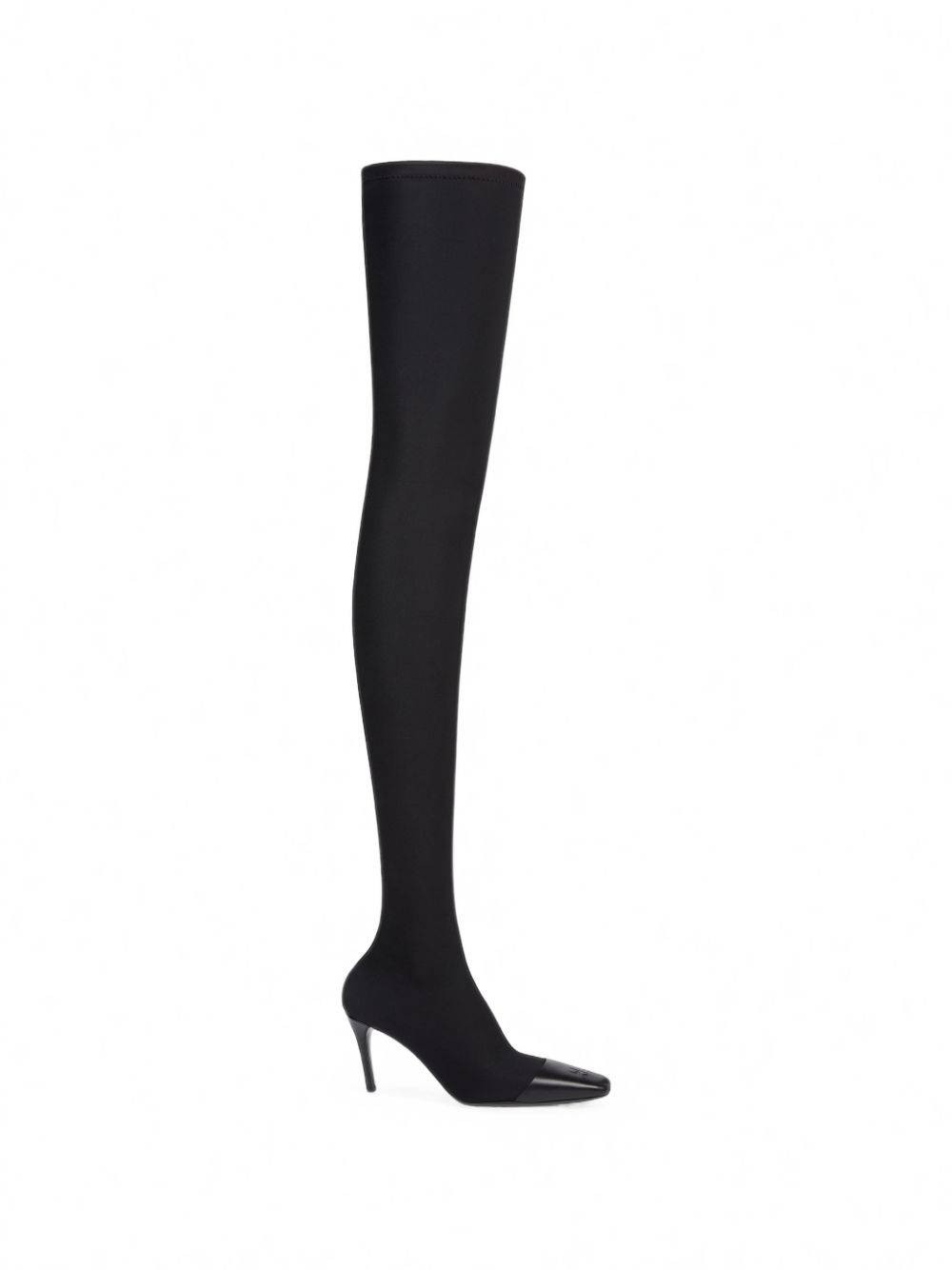 Stivali Jersey Toe Cap in nero 
