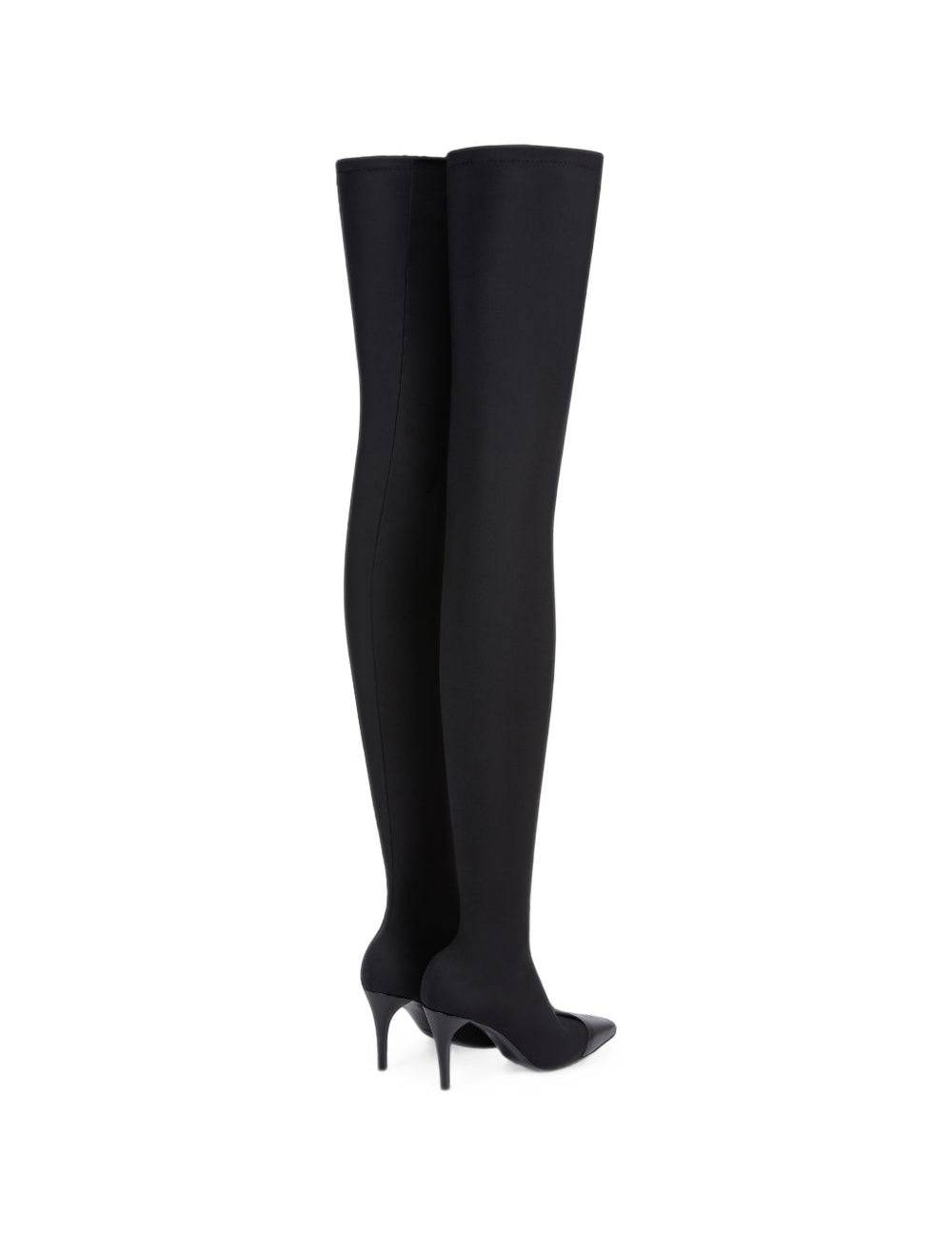 Stivali Jersey Toe Cap in nero 
