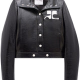 Giacca Reedition in vinile in nero Courrèges - donna 