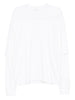 T-shirt a maniche lunghe in bianco