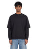 T-shirt a maniche lunghe in nero