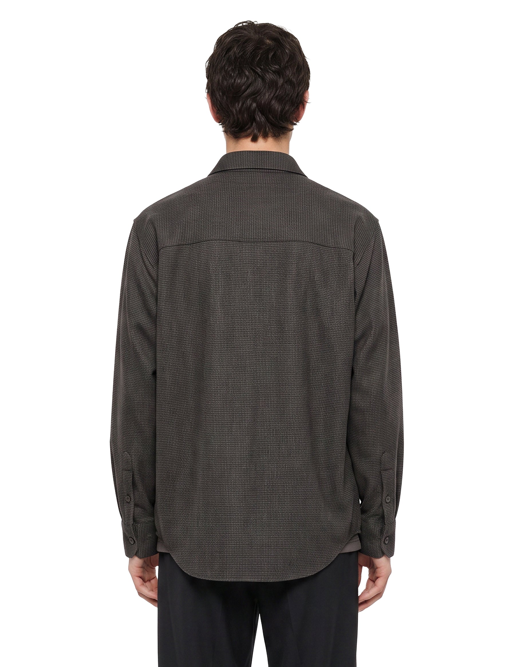 Camicia a quadri Keanu in grigio 