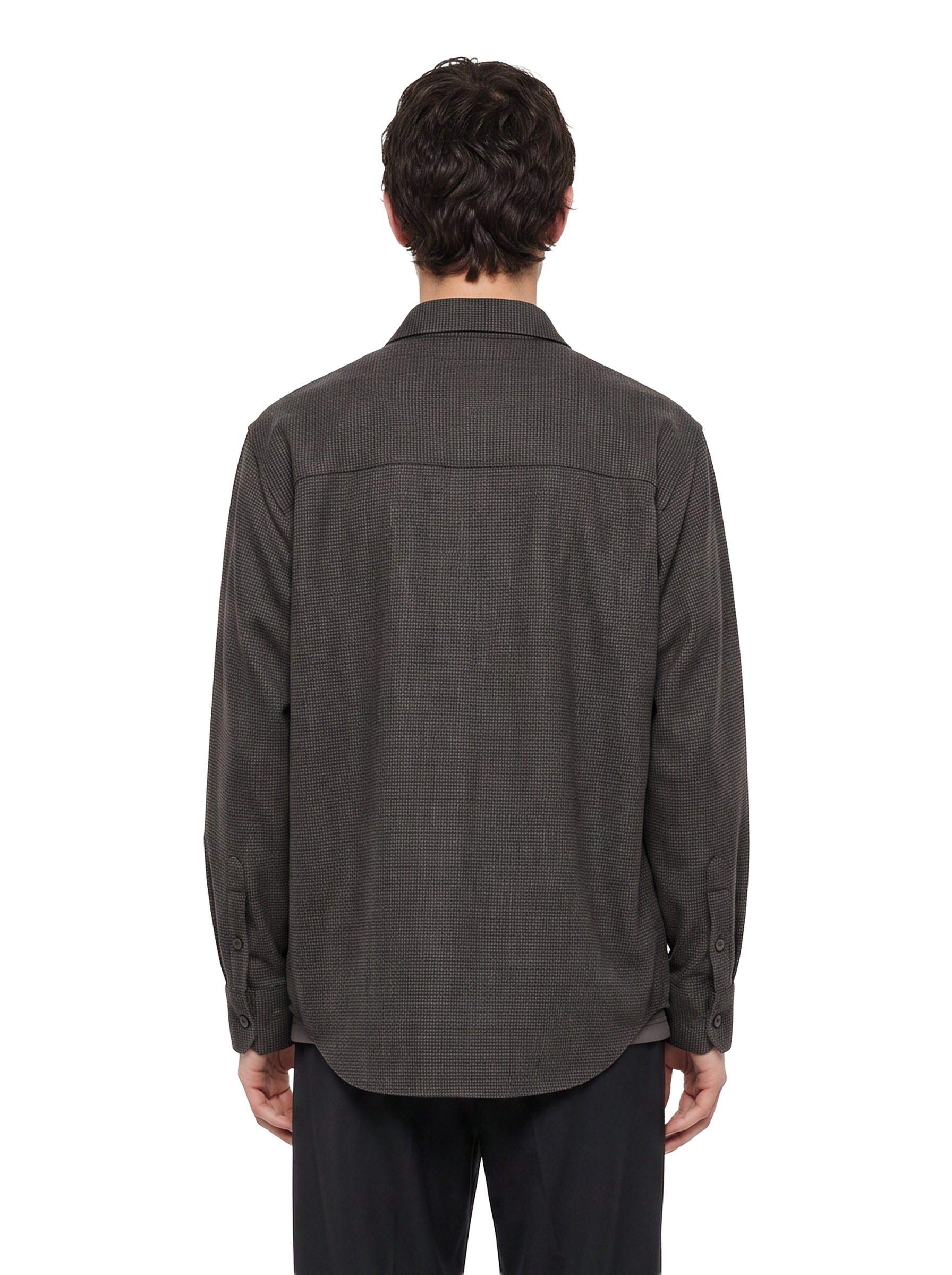 Camicia a quadri Keanu in grigio 