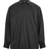 Camicia a quadri Keanu in grigio 