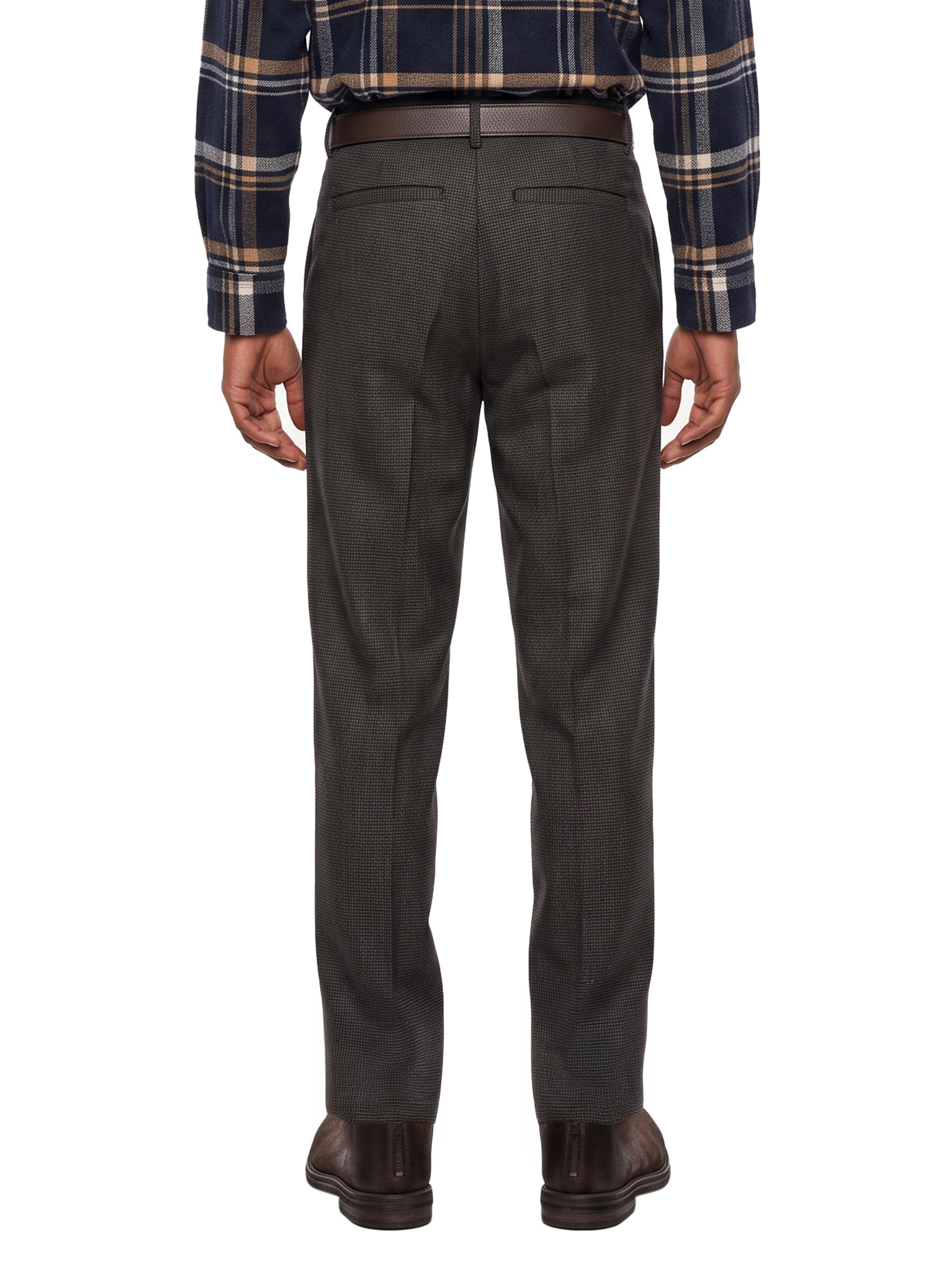 Pantaloni Davide Belt in grigio 