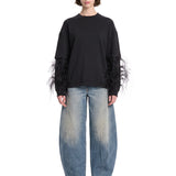 T-shirt Troy in nero 