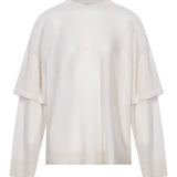 Maglia Troy in avorio 