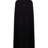 Sciarpa lunga in maglia nero 