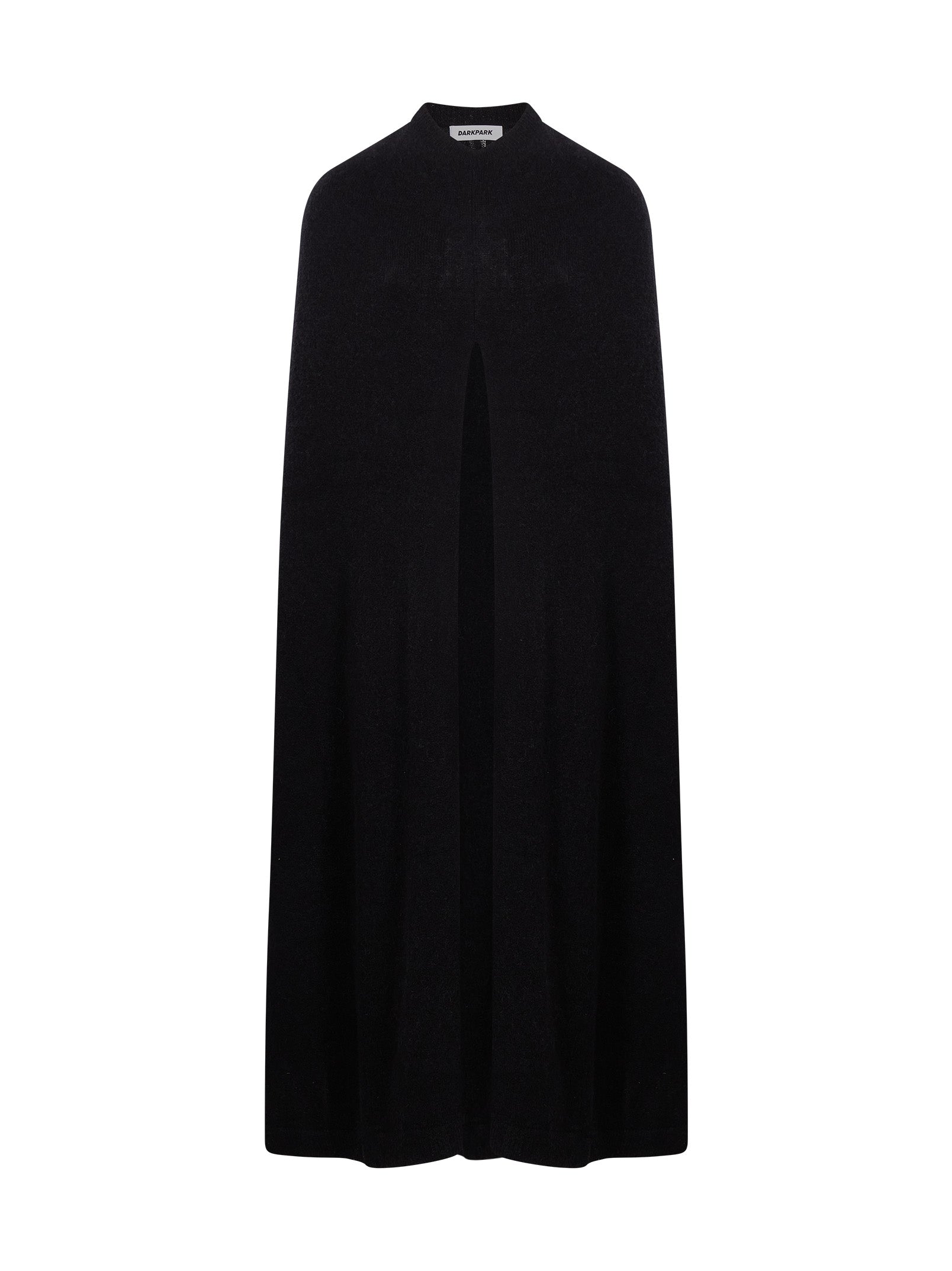 Sciarpa lunga in maglia nero 