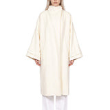 Trench oversize Alba in avorio 