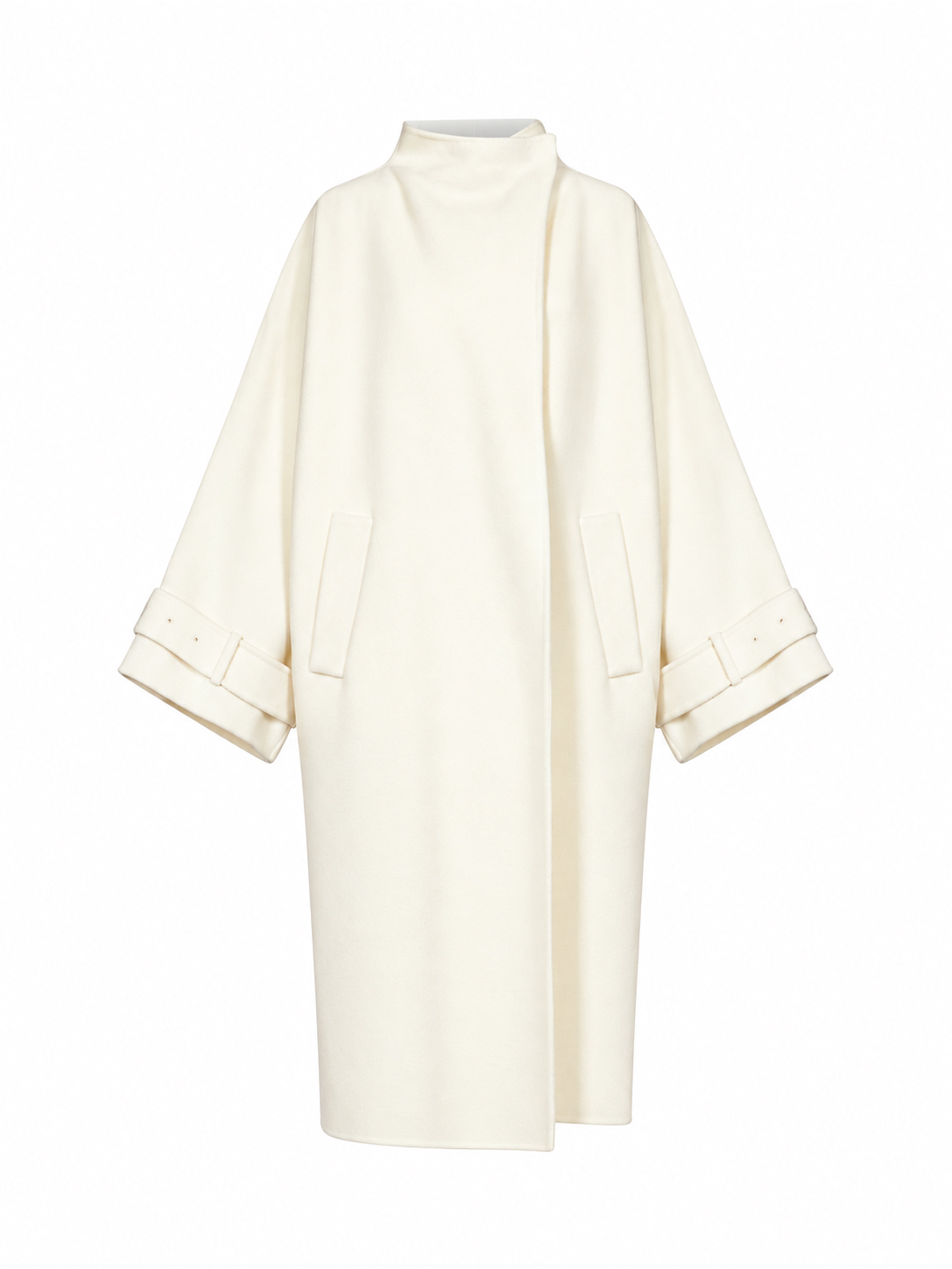 Trench oversize Alba in avorio 