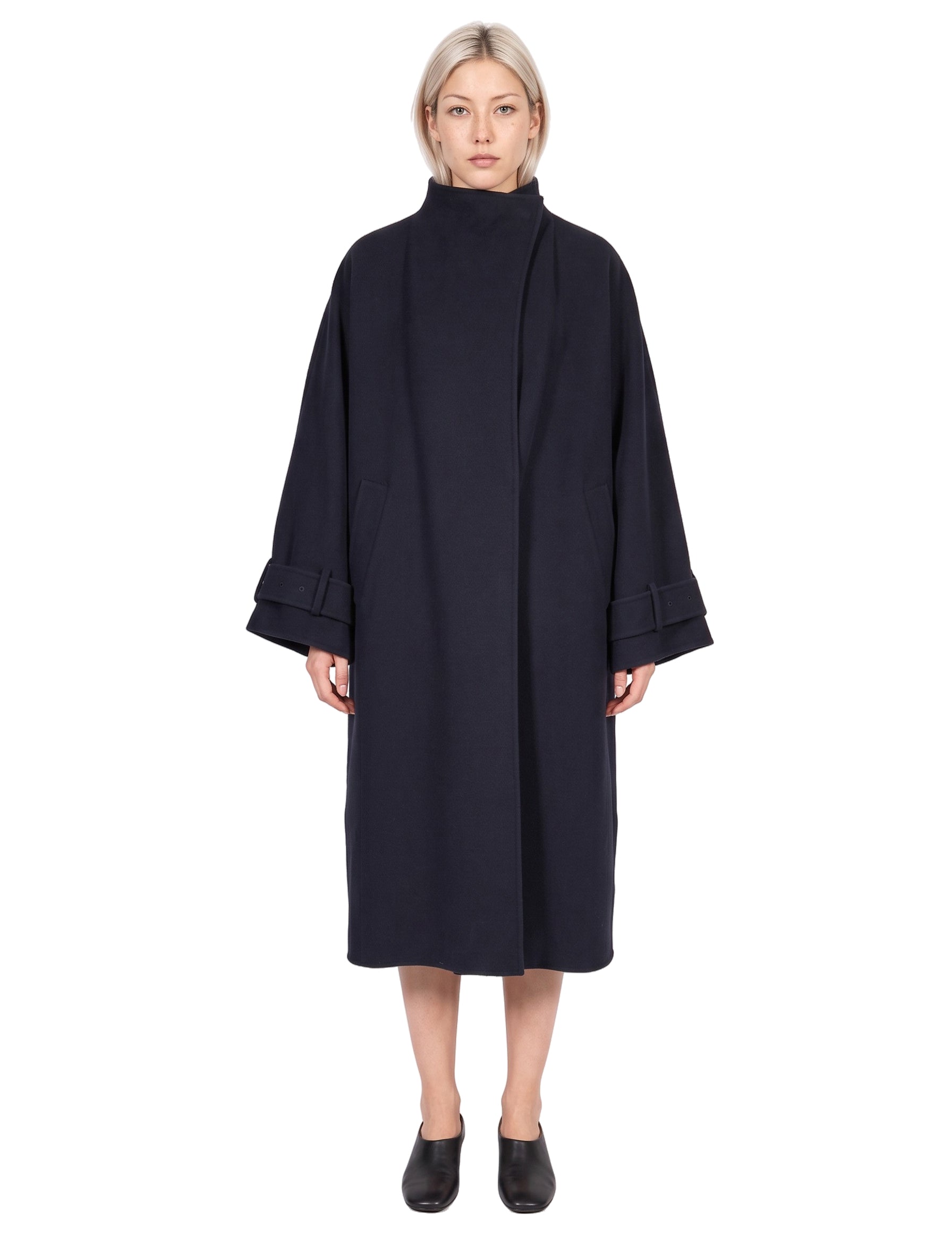 Trench oversize Alba in blu 