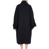 Trench oversize Alba in blu 