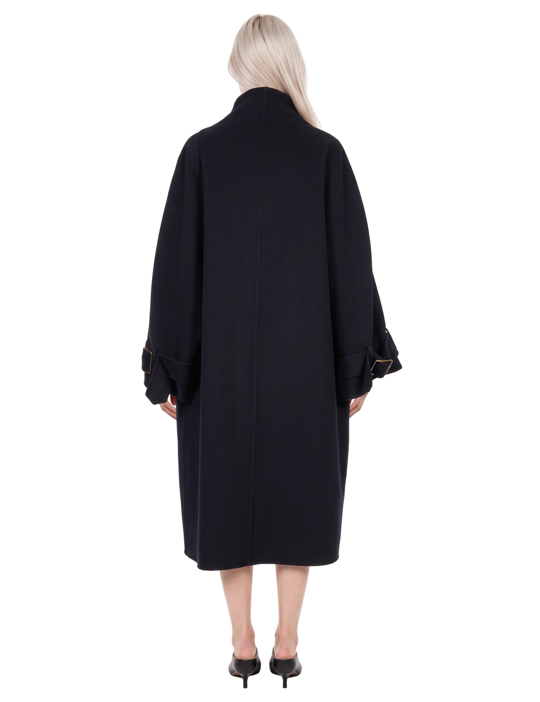 Trench oversize Alba in blu 