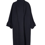 Trench oversize Alba in blu 