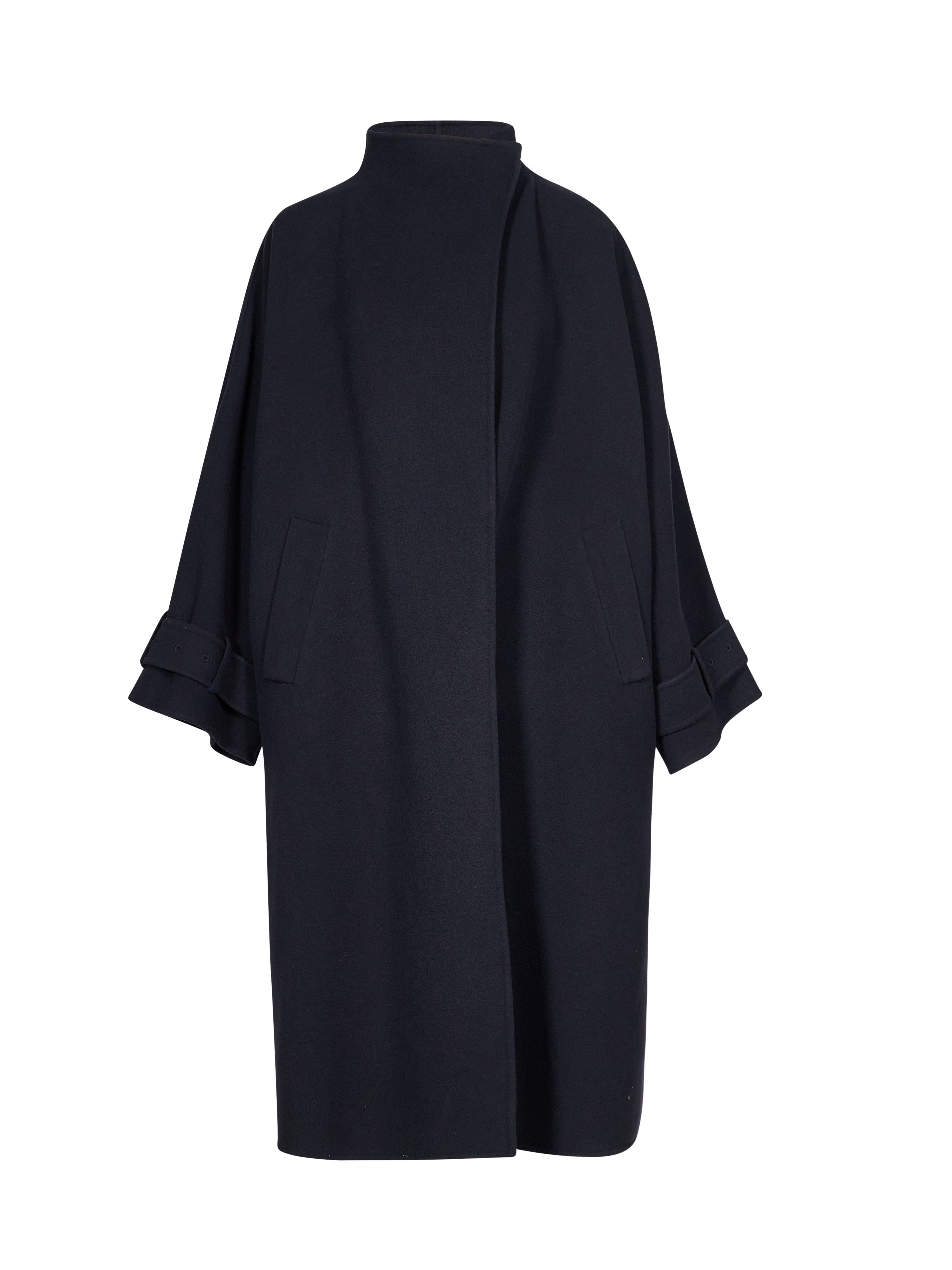 Trench oversize Alba in blu 