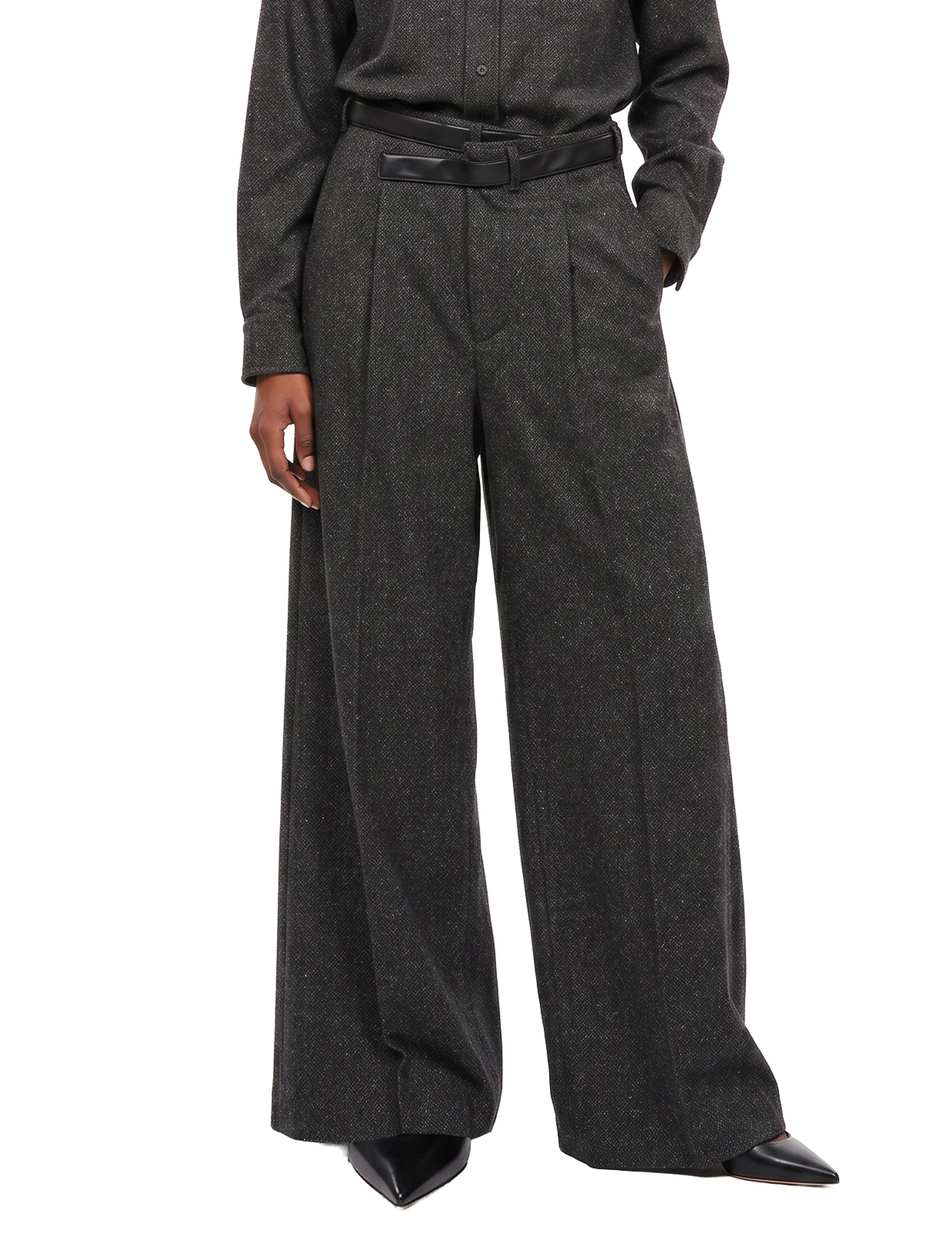 Pantaloni Gaia in nero 