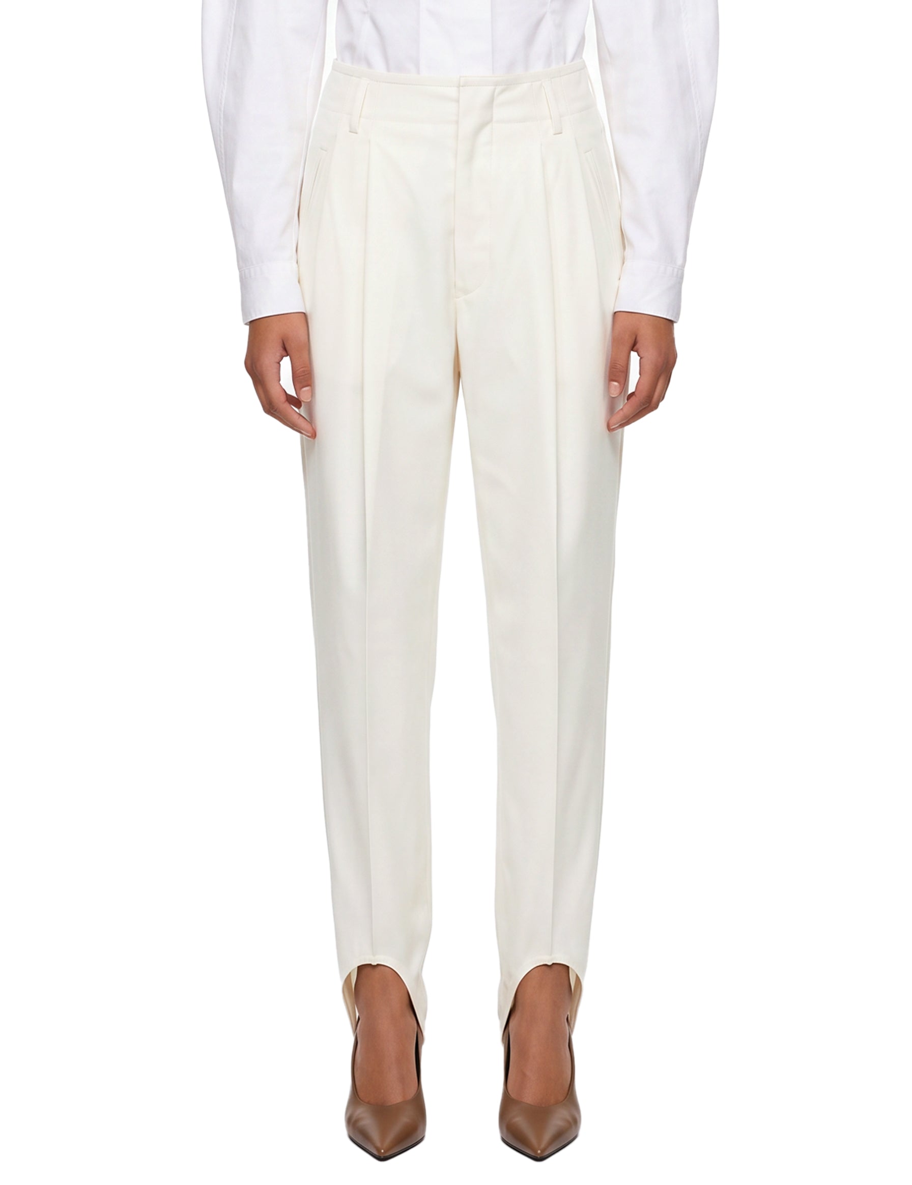 Pantaloni Marta in bianco 