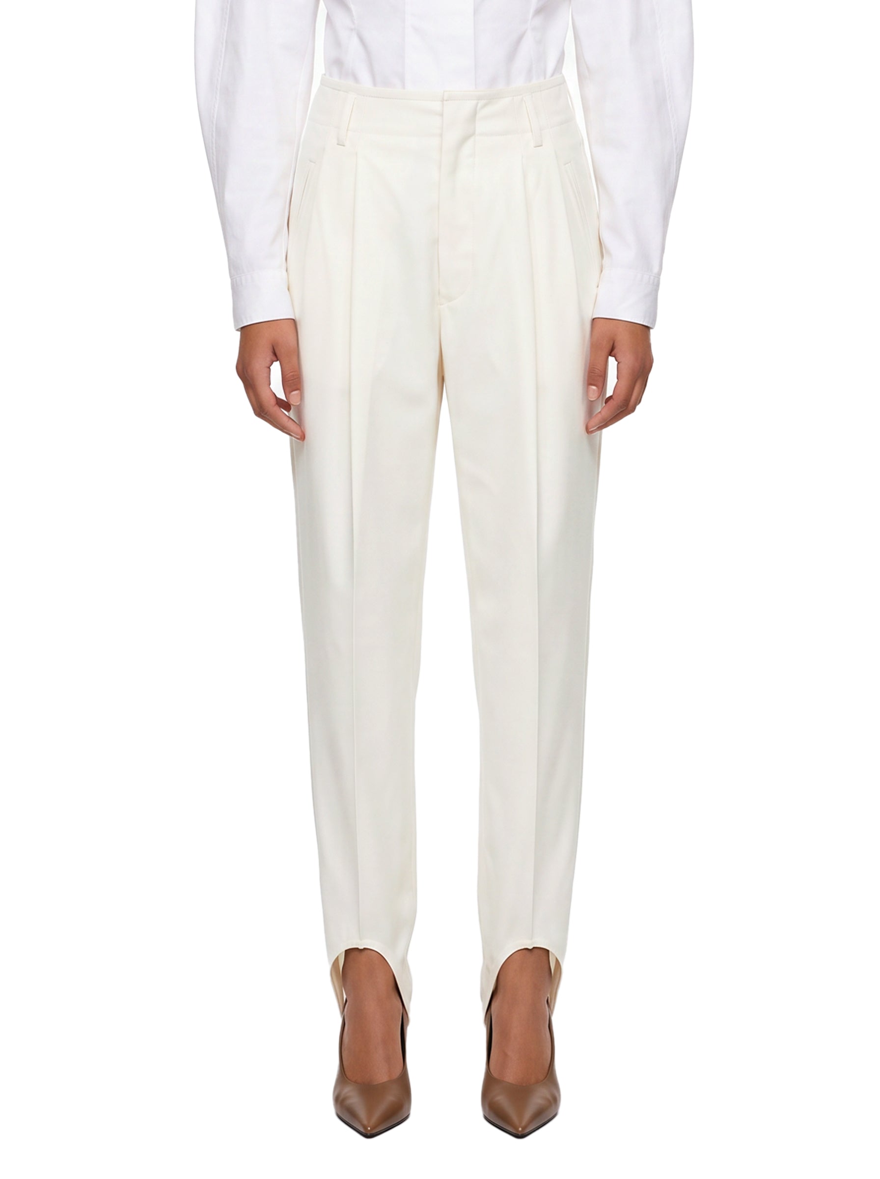 Pantaloni Marta in bianco 