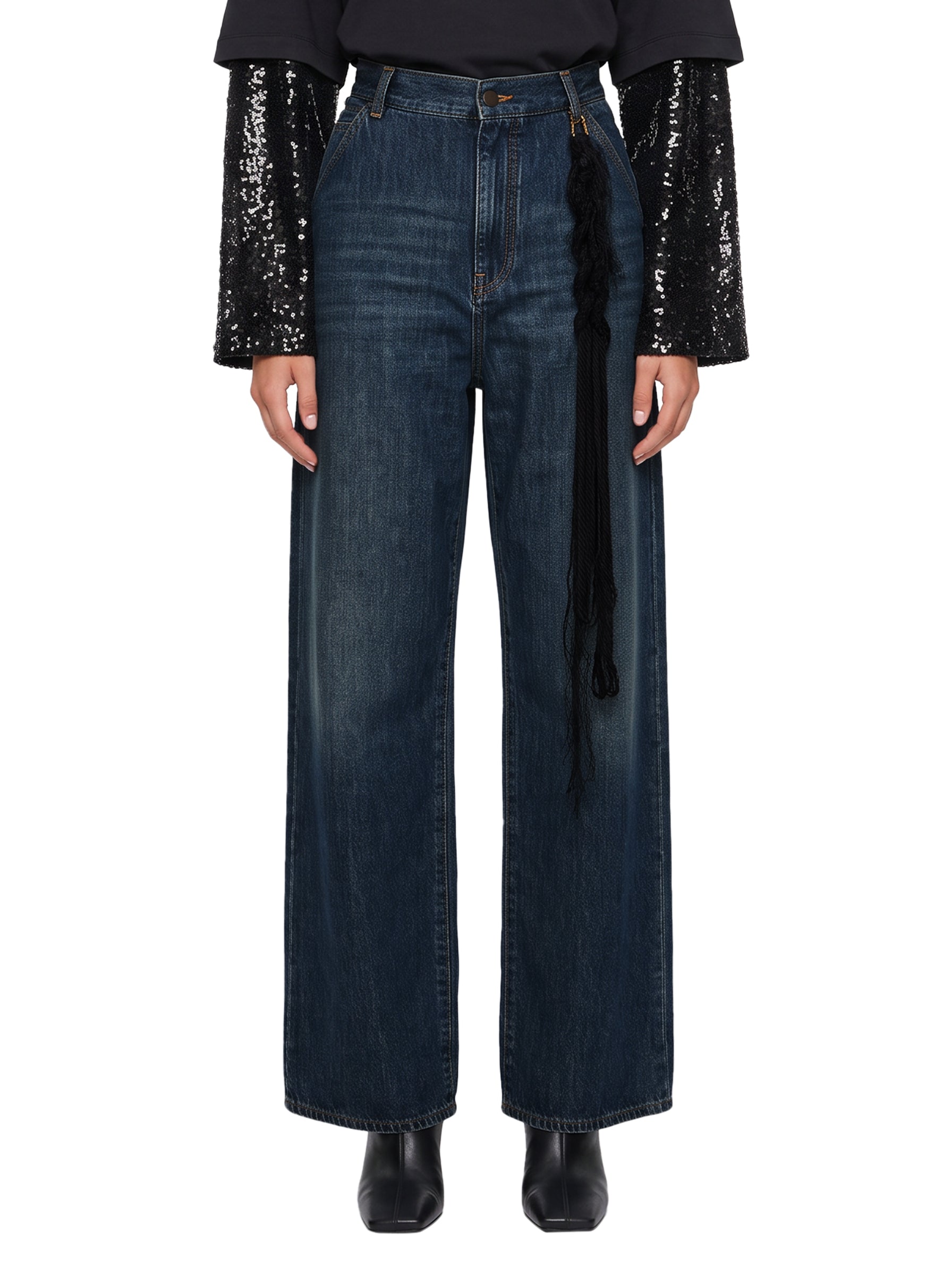 Jeans Lisa loose fit in blu 