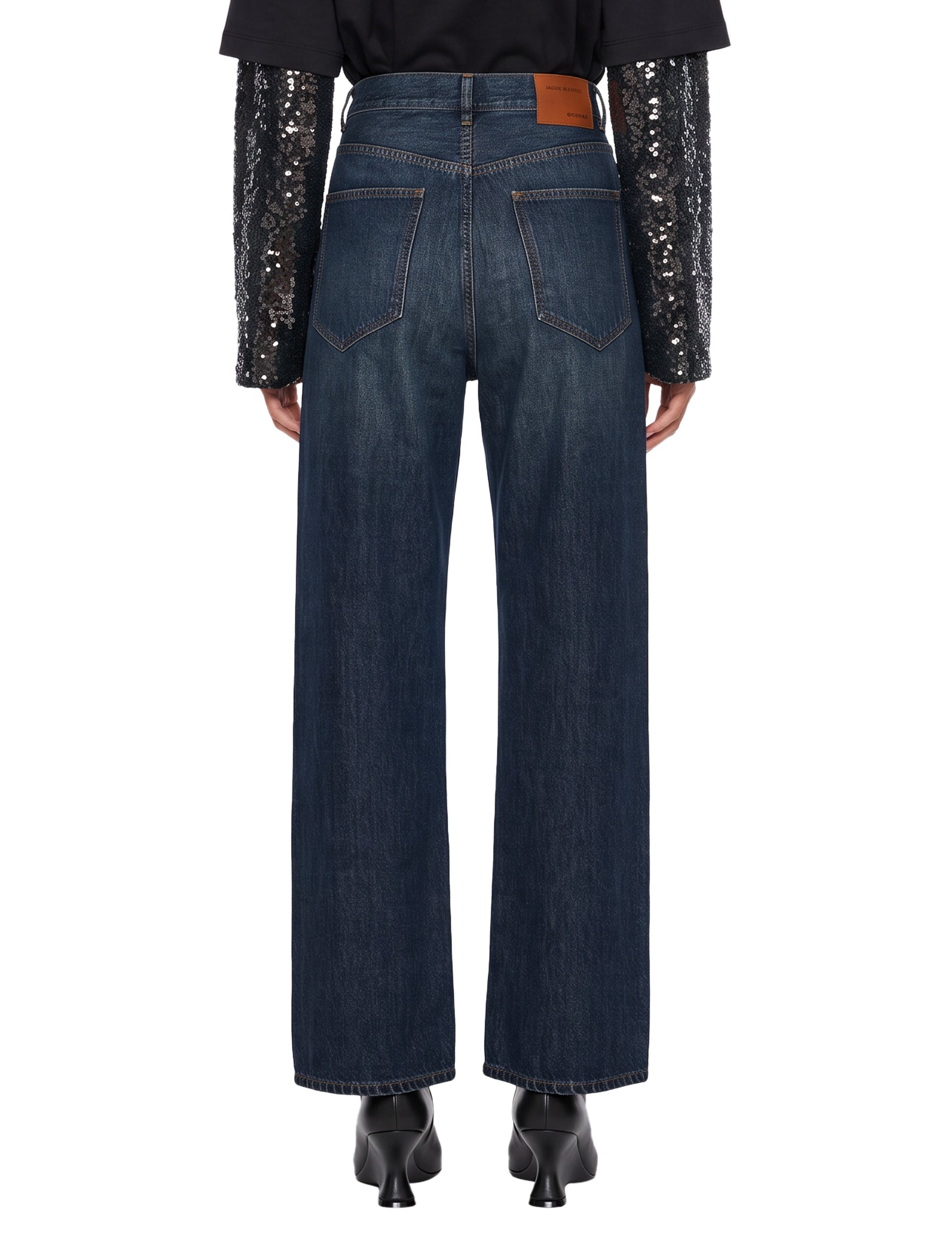 Jeans Lisa loose fit in blu 
