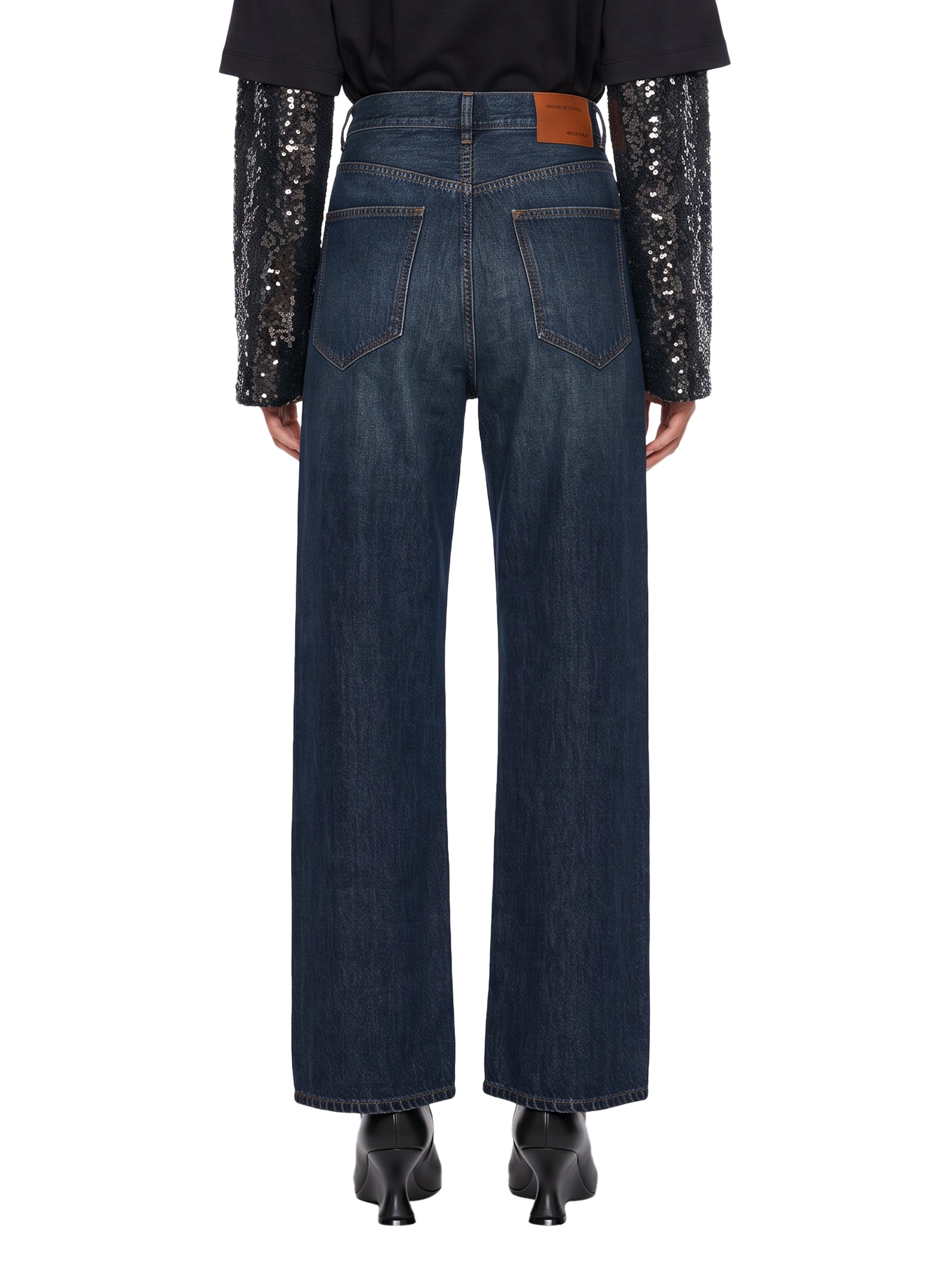 Jeans Lisa loose fit in blu 