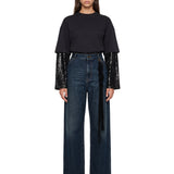 Jeans Lisa loose fit in blu 