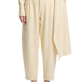 Pantaloni Phebe in avorio 